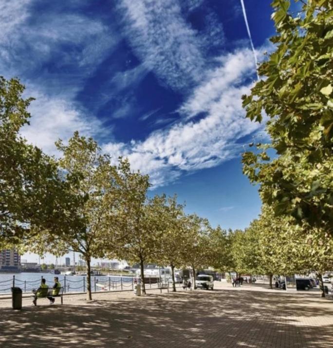 Lovely Waterfront Flat Canary Wharf Excel Centre Apartman London Kültér fotó